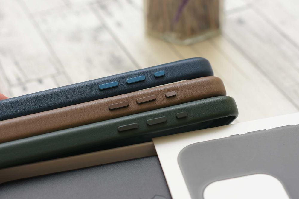 Официальный чехол кожаный iphone 15 16 17 pro max FineWoven magsafe