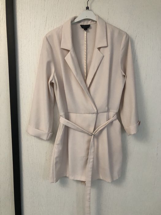 Bezowy kombinezon damski topshop