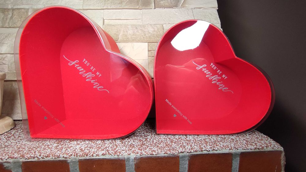 Pudełko z przeźroczystym wieczkiem/flower box