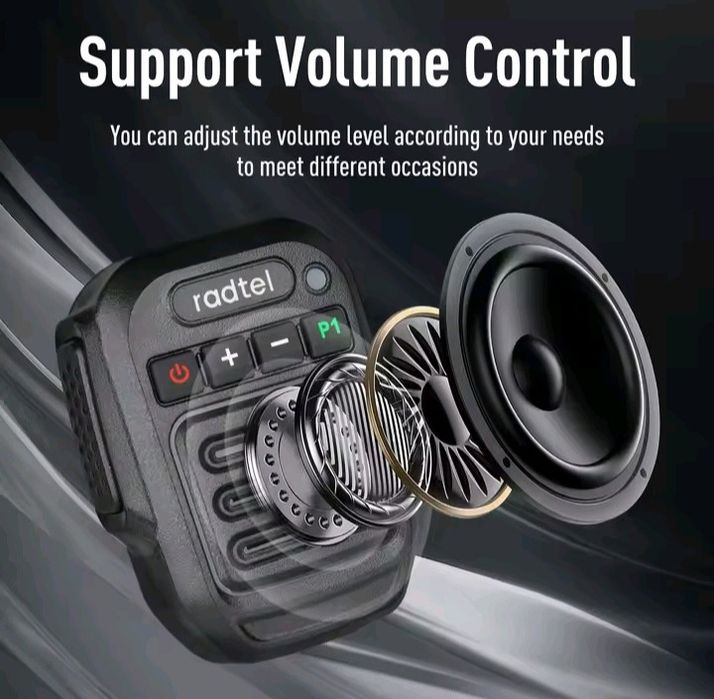 PTT Sem Fio Auto Falante Bluetooth para baofeng etc