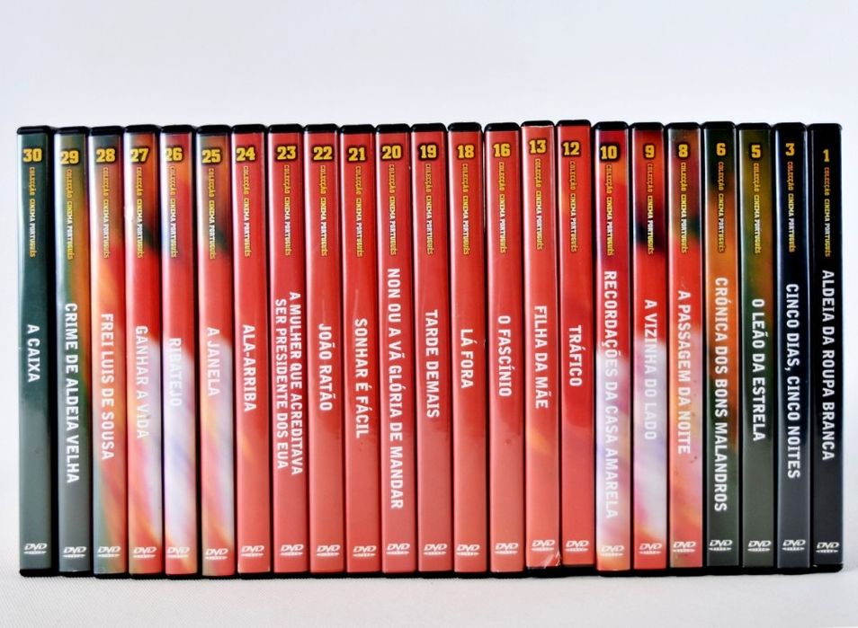 COLEÇÃO CINEMA PORTUGUÊS - conjunto de 23 DVDS