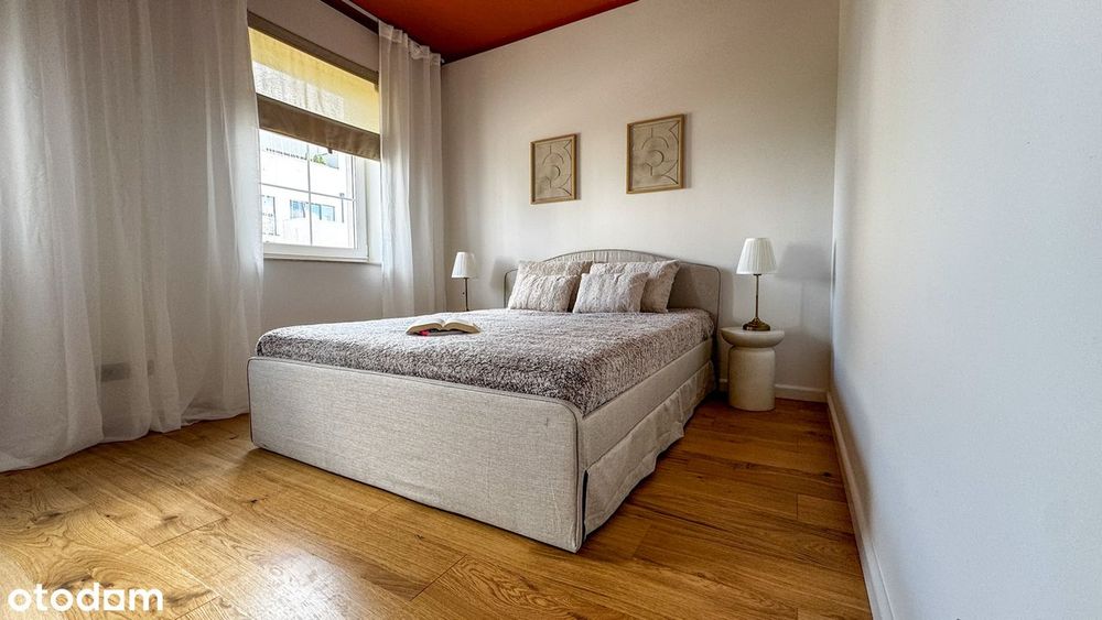 Piękne wnętrze gotowe do zamieszkania na 1 piętrze z balkonem