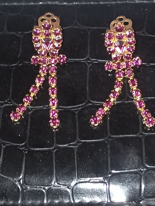 Kolczyki damskie z ametystem