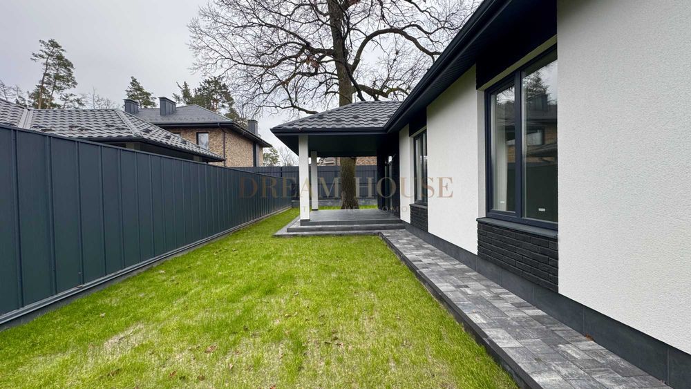 Одноповерховий будинок на 5 сотках у Бучі. Газове опалення