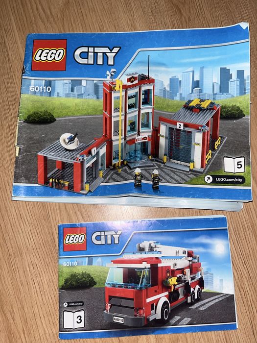 Conjunto de legos bombeiros