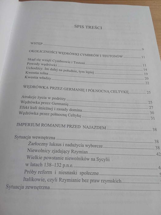 Imperium u progu zagłady Najazd Cymbrów i Teutonów Paweł Rochala
