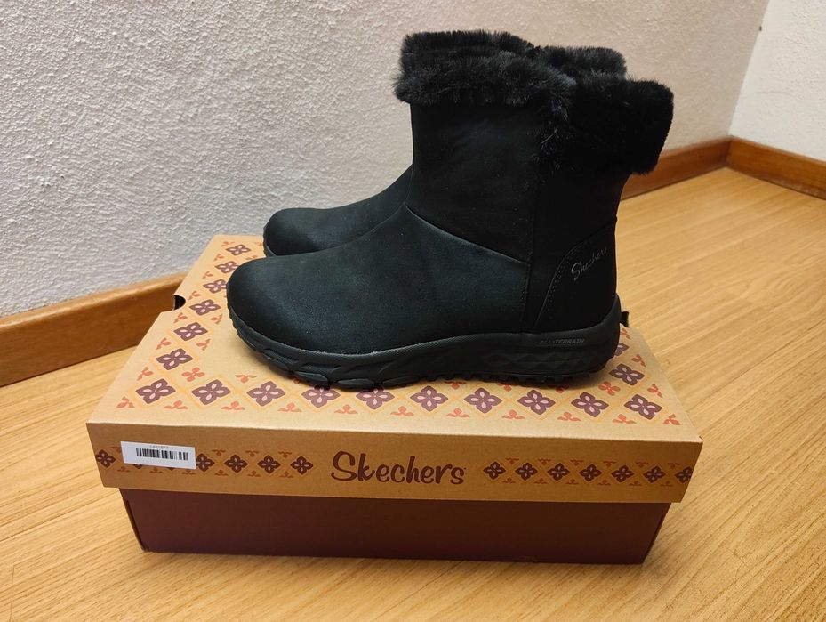 Botas Skechers Escape Plan – Cozy Collab, novas, tamanho 37