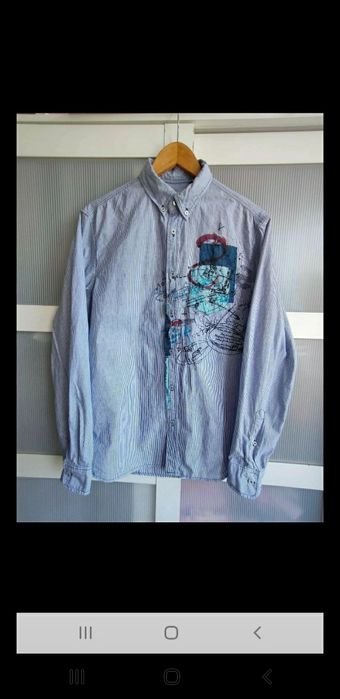 Koszula Desigual,rozmiar M,męska,w paski