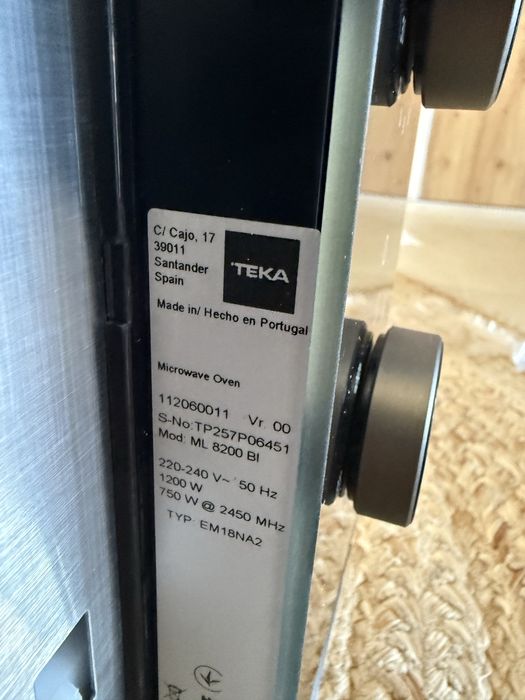 Microondas Teka ML 8200 BI black