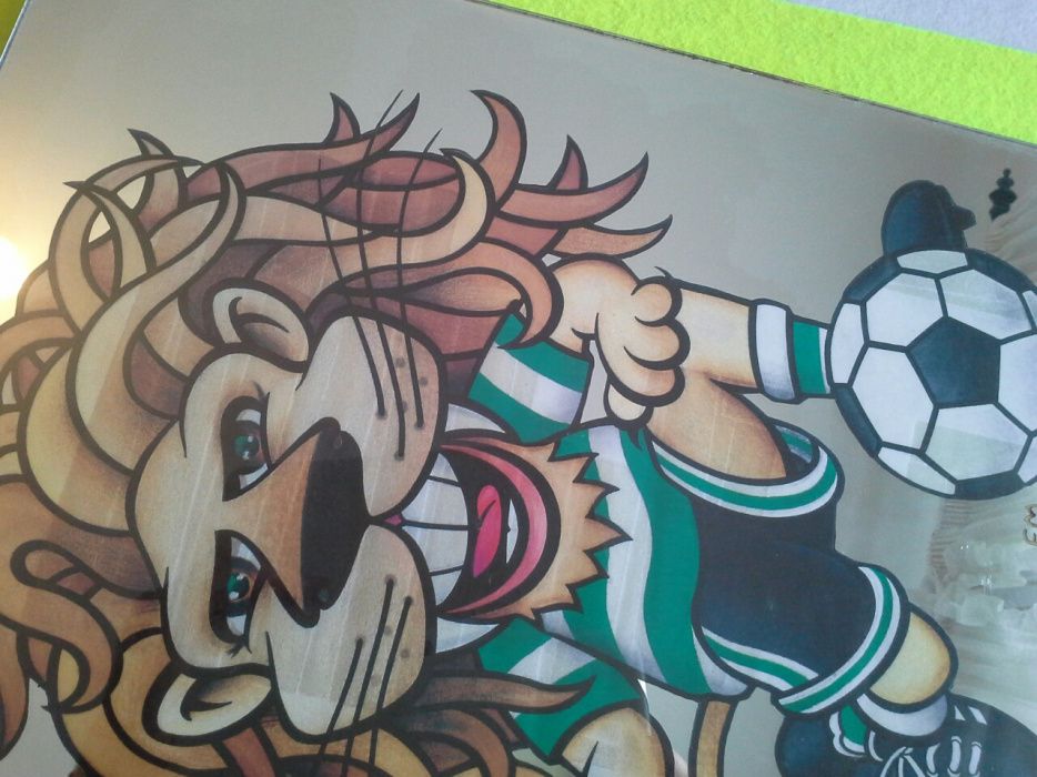 Quadro em espelho S.C.P. (leão)64585190711170124