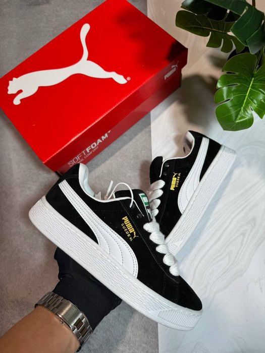 Puma Suede Xl Black White