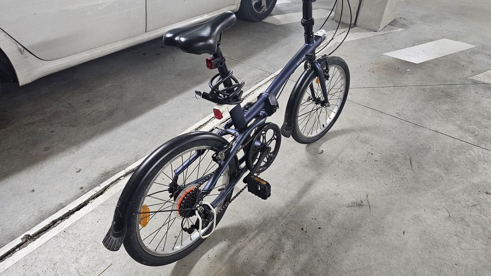 Bicicleta Oxylane Fold 500 Dobrável