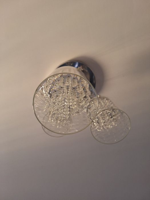 Żyrandol kryształki LED