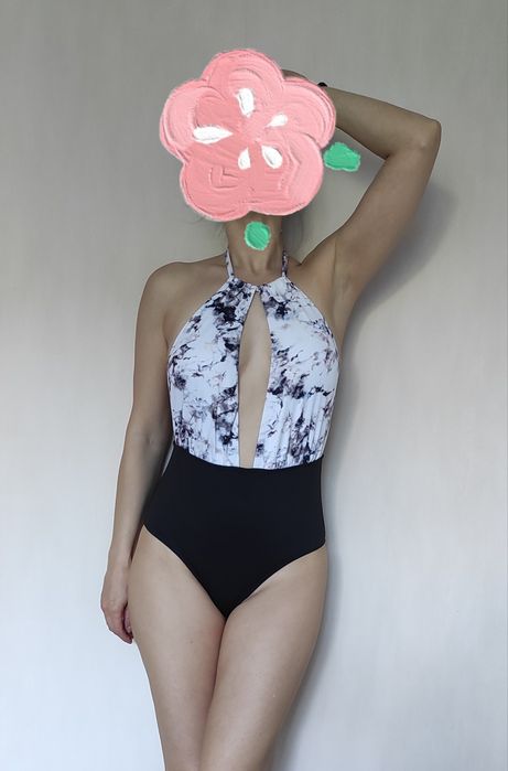 Купальник пландж "мрамор"