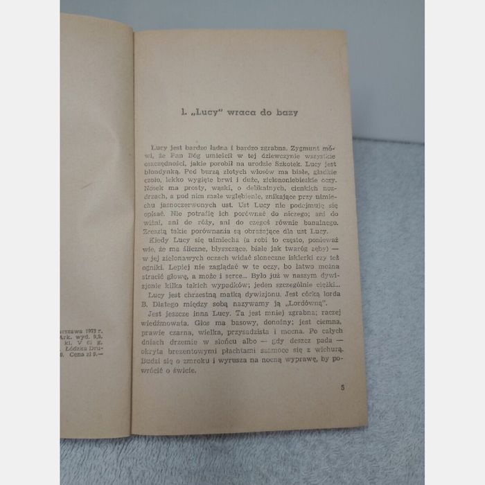 L jak Lucy. Janusz Meissner