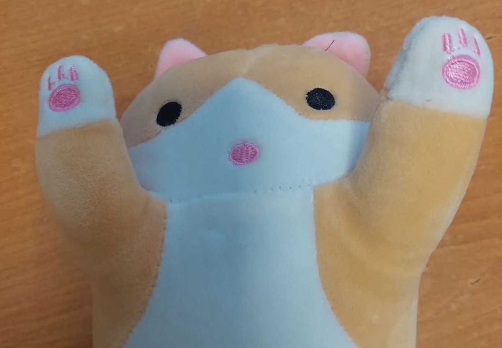 М'яка іграшка кіт для обіймів довжелезний як удав 50 см