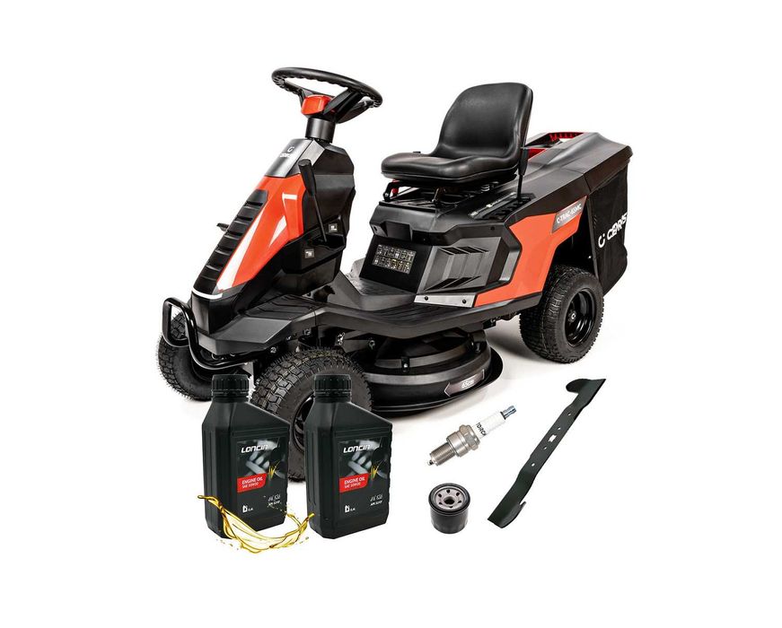TRAKTOREK ogrodowy Cedrus Mini C-TRAC 65MC Loncin 3w1|150L|mulczowanie