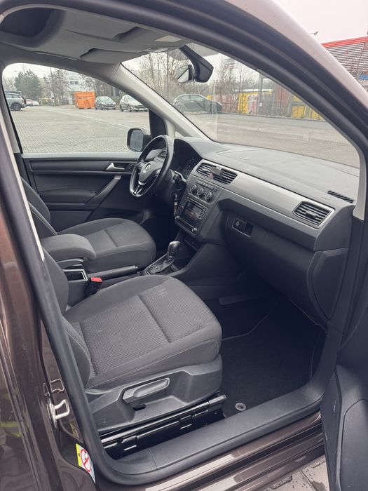 VW Caddy 150km automat DSG maxi 7 osób salon PL Long 2.0TDI