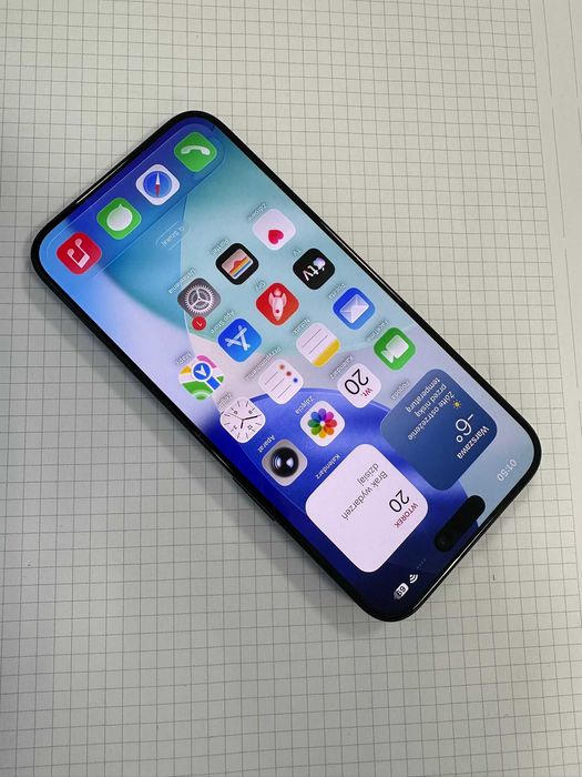 Apple iPhone 15 Pro Max 256GB czarny Bateria 100% Górna WIlda 72