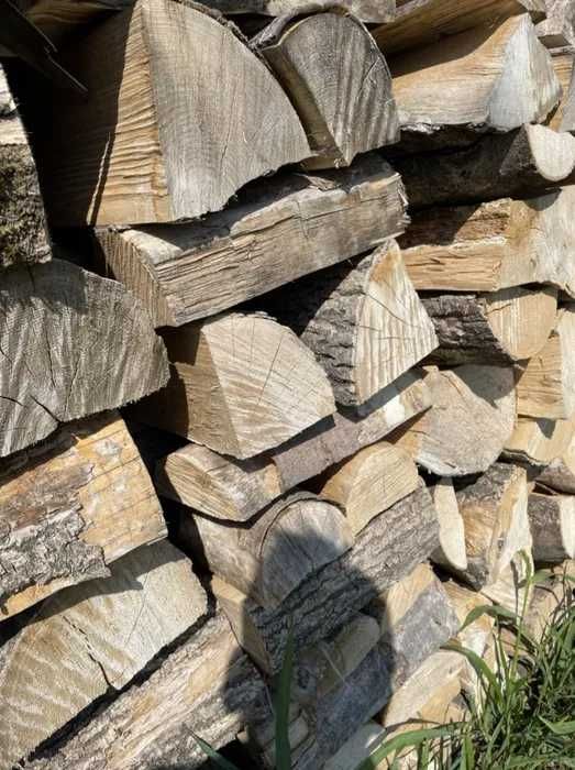 Drewno Kominkowe i Opałowe, Sezonowane, Połupane