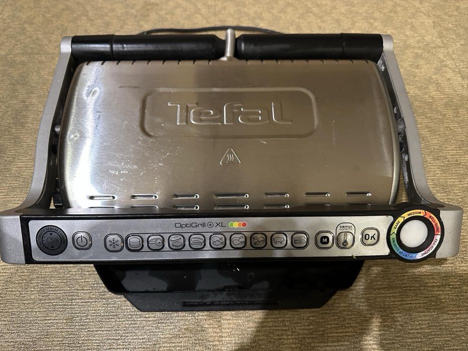 Електро Гриль притискний Tefal OptiGrill+XL GC722D34