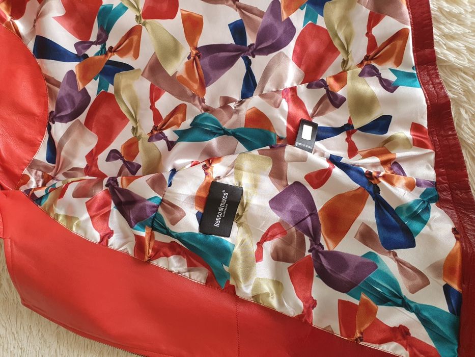 Фирменная куртка кожаная