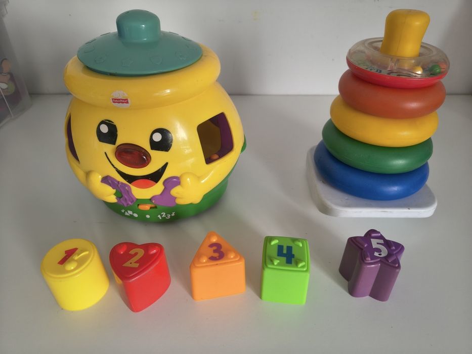 Fisher price Garnuszek na klocuszek sorter radio