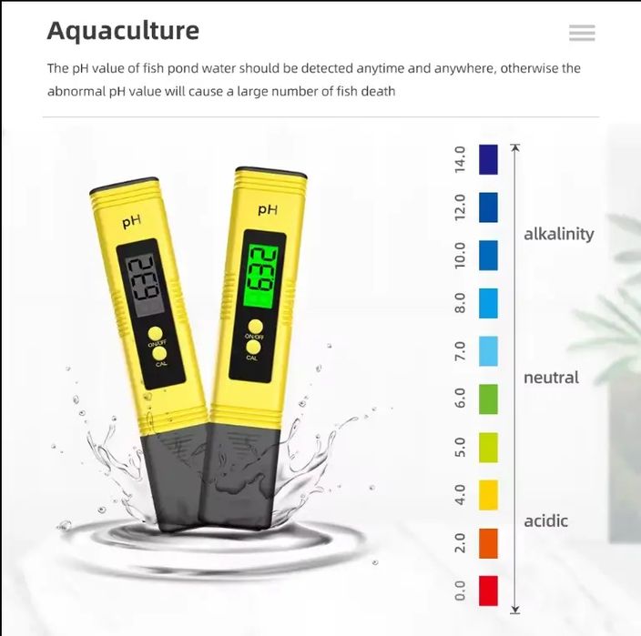 Ph метр води, аналізатор води, ph води