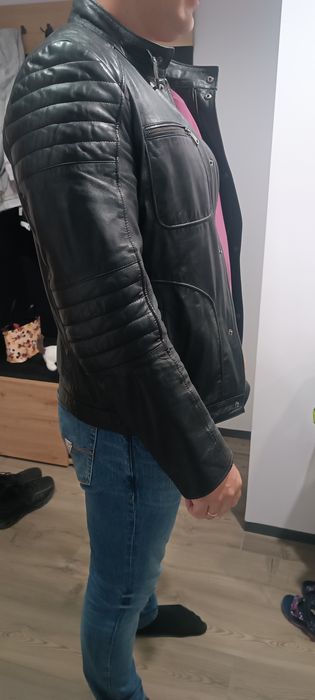 Шкіряна куртка чоловіча 50