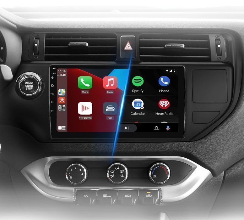 Radio Android 9” CarPlay Android Auto – Kia Rio 2011–2015 PL