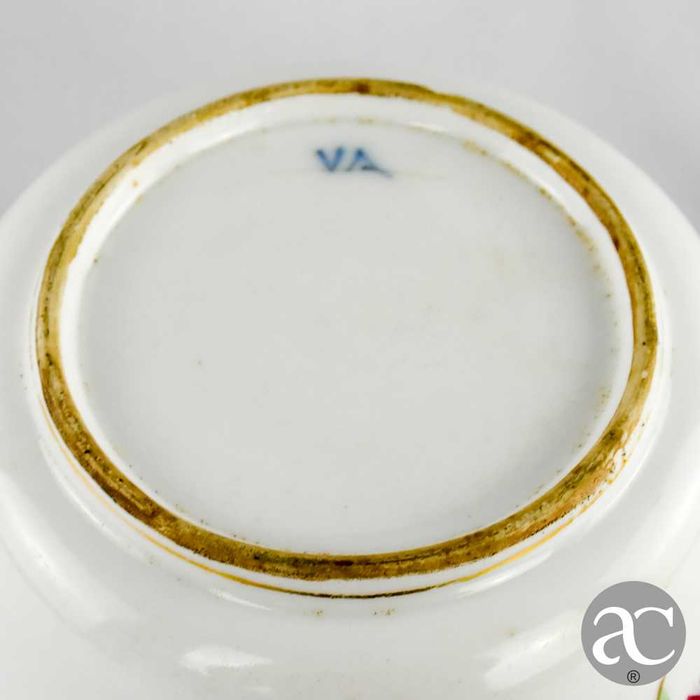 Taça de pingos em porcelana Vista Alegre, séc. XIX nº 2