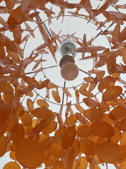 Candeeiro laranja Gato Preto