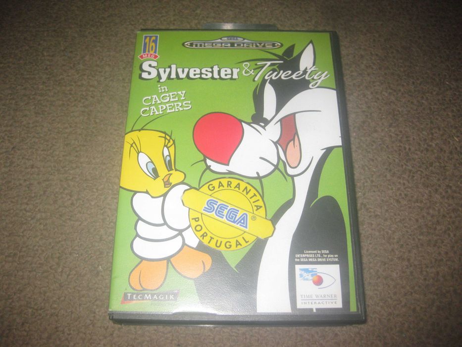 Jogo "Sylvester & Tweety" para Sega Mega Drive