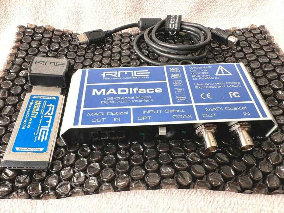 RME MADIface & HDSPe ExpressCard zestaw interfejs MADi
