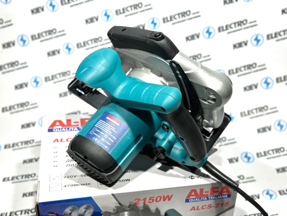 Пила дисковая циркулярная AL-FA ALCS-215 (2 диска;2150w;Лазер)