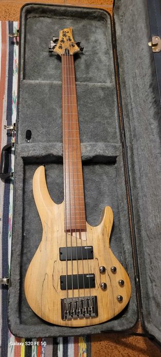 Baixo 5 cordas fretless!