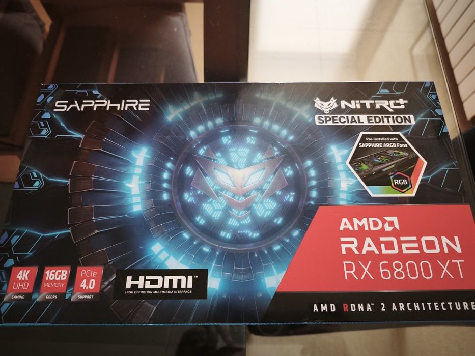 Sapphire AMD Radeon RX 6800 XT Nitro+ Special Edition 16GB – Para Peças