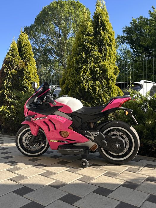 Дитячий мотоцикл M 5056EL-8, Ducati, шкіряне сидіння