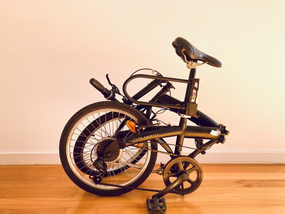 Bicicleta Dobrável Urbana (Estilo Lamborghini) + Cadeado ABUS em U Incluído