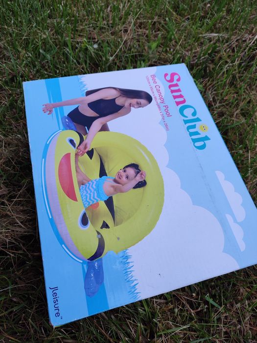 Nowy okrągły dmuchany basen dla dziecka Kaczka