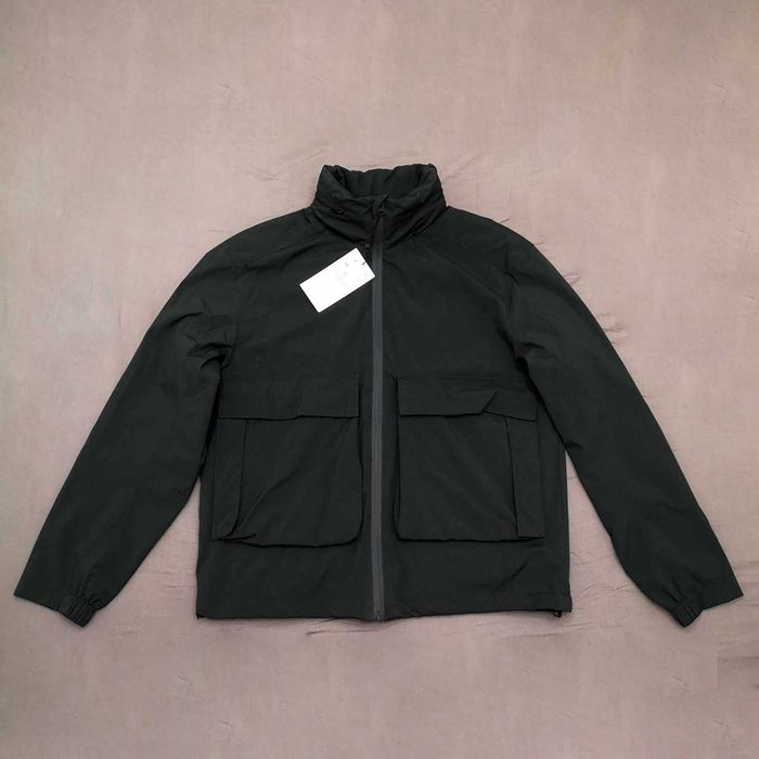 Zara nowa męska kurtka przejściowa wiatrówka khaki zielona M