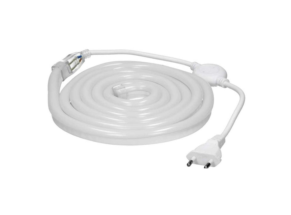 Taśma LED IP65 4000K neutralna wodoodporna do ogrodu tarasu balkonu schodów elewacji garażu ogrodzenia oświetlenie zewnętrzne