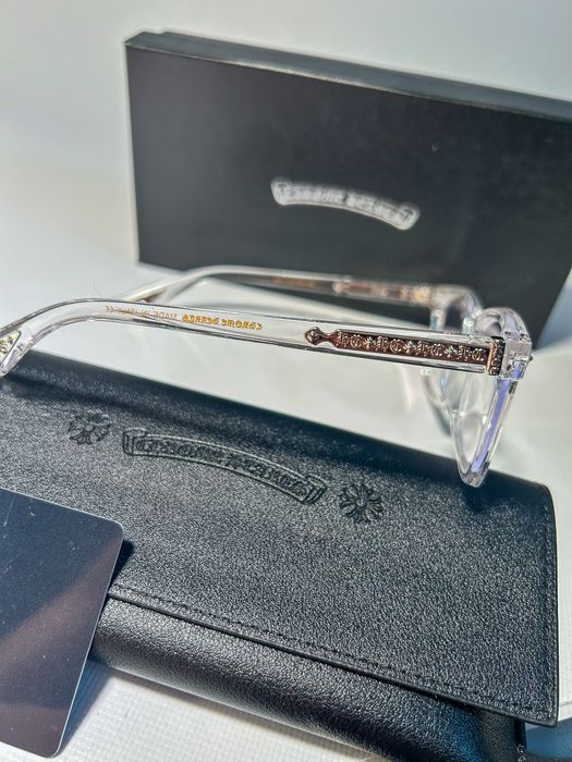 Окуляри Chrome Hearts білі