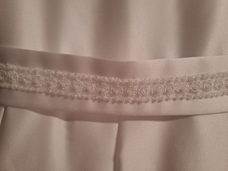 Suknia komunijna r. 146 cały zestaw