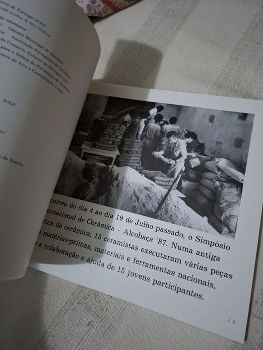 Catálogo Simpósio Int. de Cerâmica Alcobaça em 1987