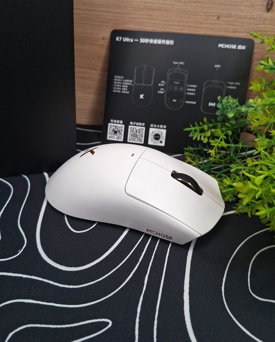 НОВА Ігрова миша Mchose К7 Ultra | Сенсор PAW3950 | 8К Гц