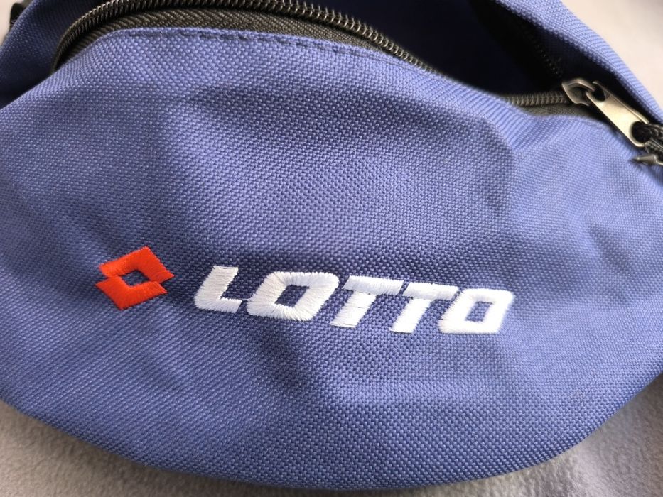 Granatowa saszetka biodrówka Lotto