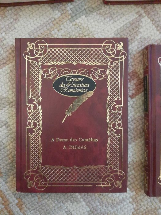Tesouros da literatura romântica- 10 livros-Encadernação de luxo