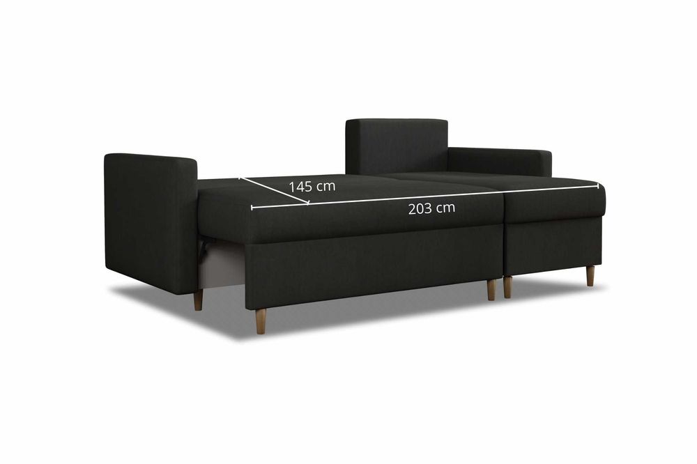 Narożnik Skandynawski. Rogówka, Kanapa. Sprężyny bonell, automat!