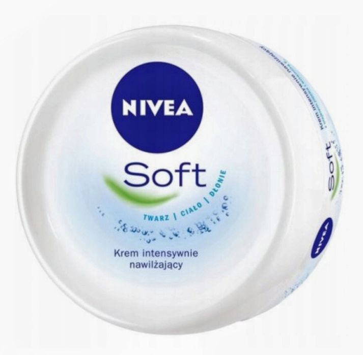 Nivea Soft krem wielozadaniowy do twarzy i ciała 300 ml. 2 szt.
